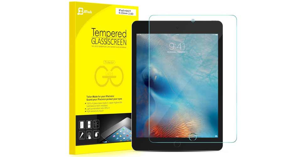 Shield the Screen of Your iPad Mini 4 With the JETech Glass