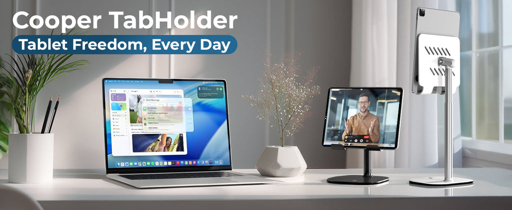 The Tablet Holder for Desk That Works in Every Room