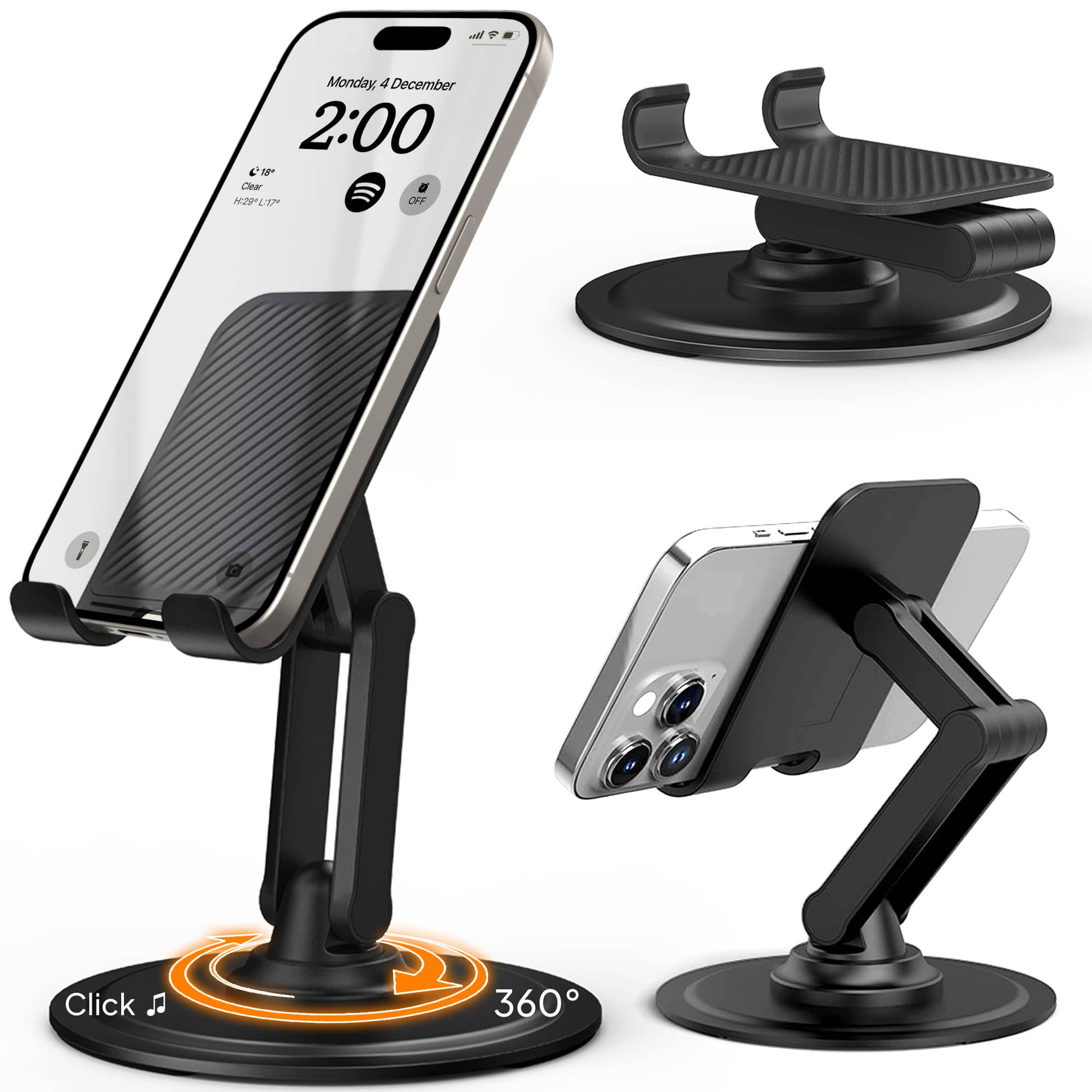 Cooper 360° Stand Rotating Adjustable Cell Phone Stand for