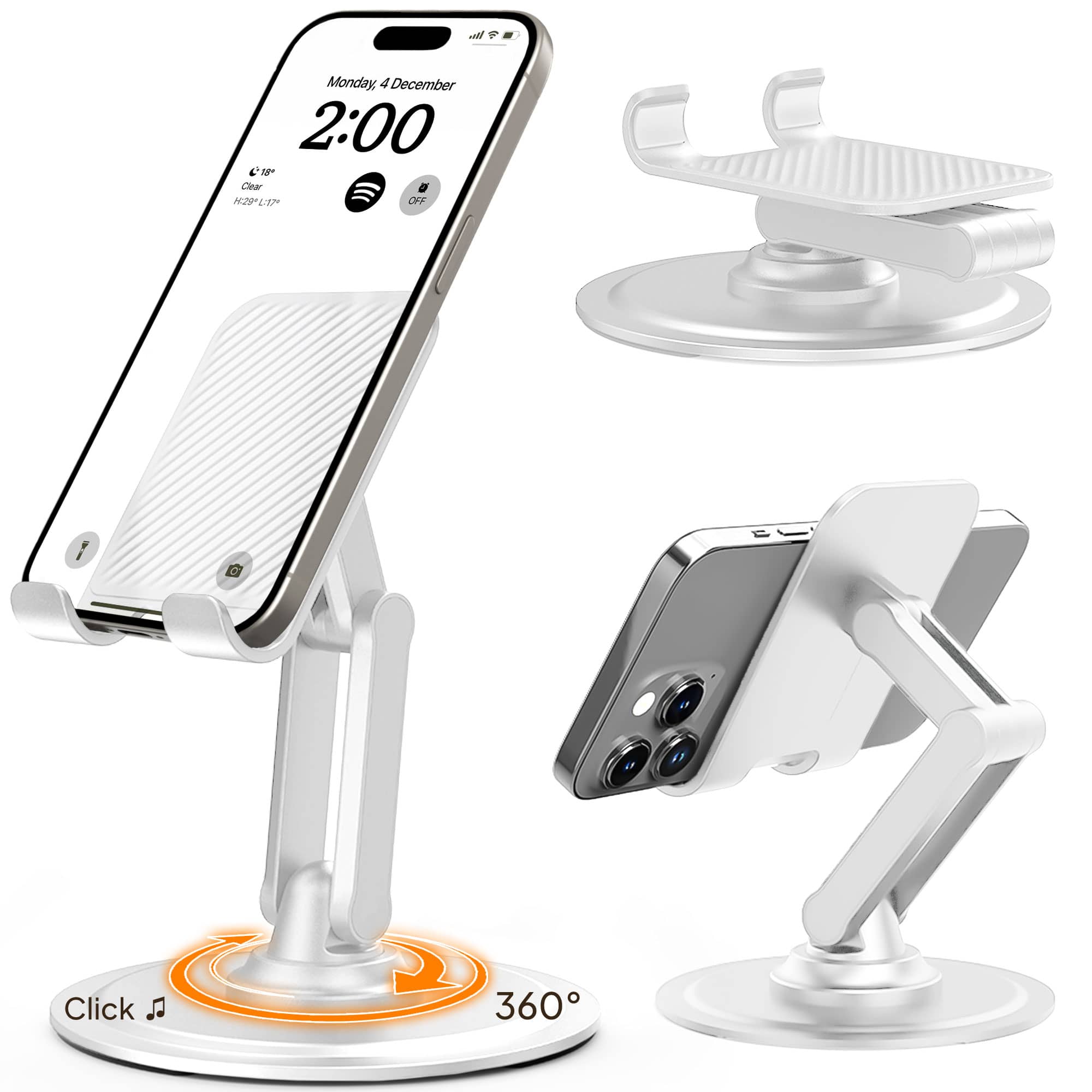 Cooper 360° Stand Rotating Adjustable Cell Phone Stand for