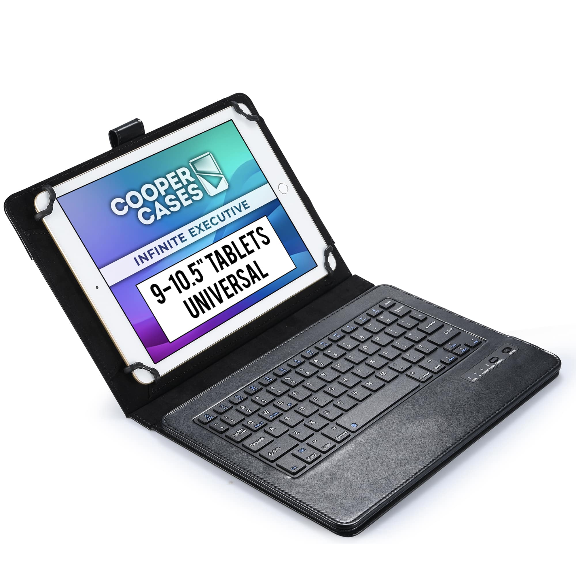 Cooper Infinite Executive Keyboard Folio Case for 9-10.5'' Tablets –  Tablet2Cases