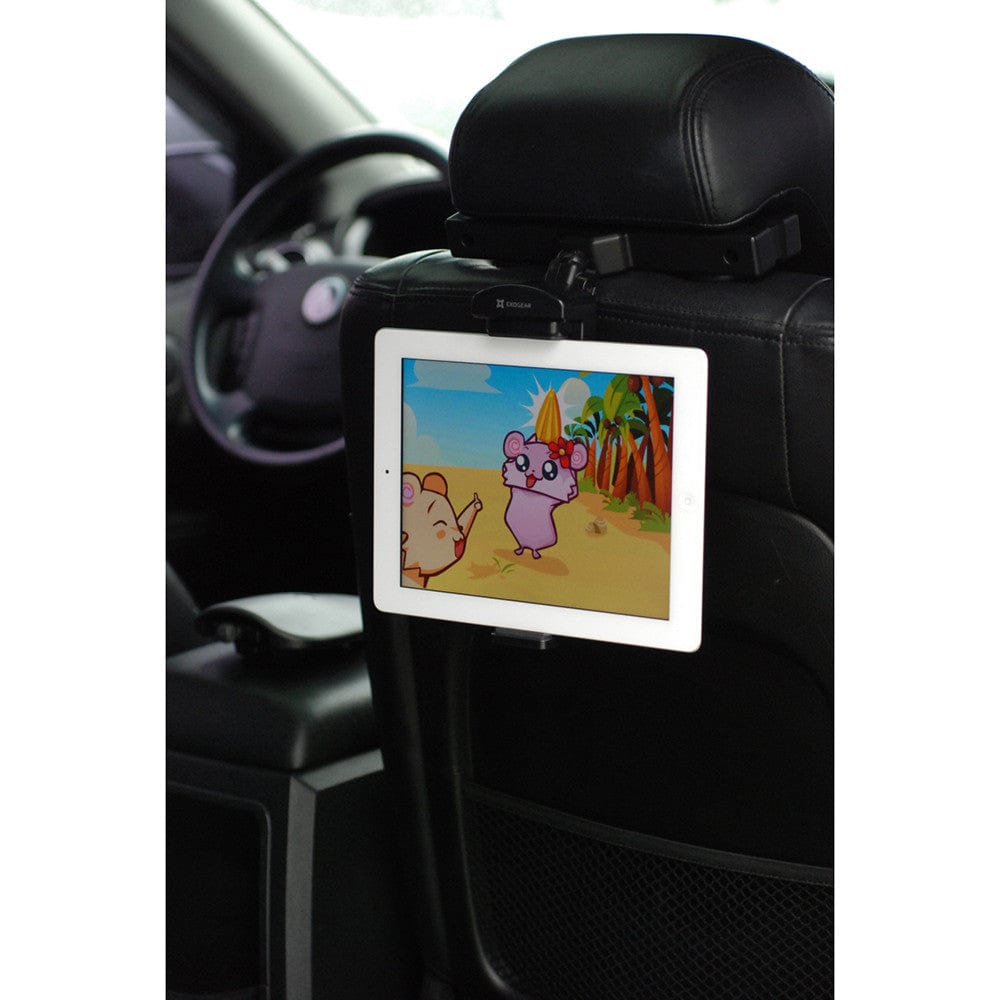 EXOGEAR ExoMount Tablet HRM Universal Car Seat Headrest Mount for 7" - 10.1" Tablets - 5