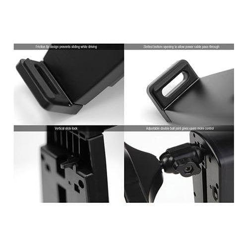 EXOGEAR ExoMount Tablet HRM Universal Car Seat Headrest Mount for 7" - 10.1" Tablets - 9
