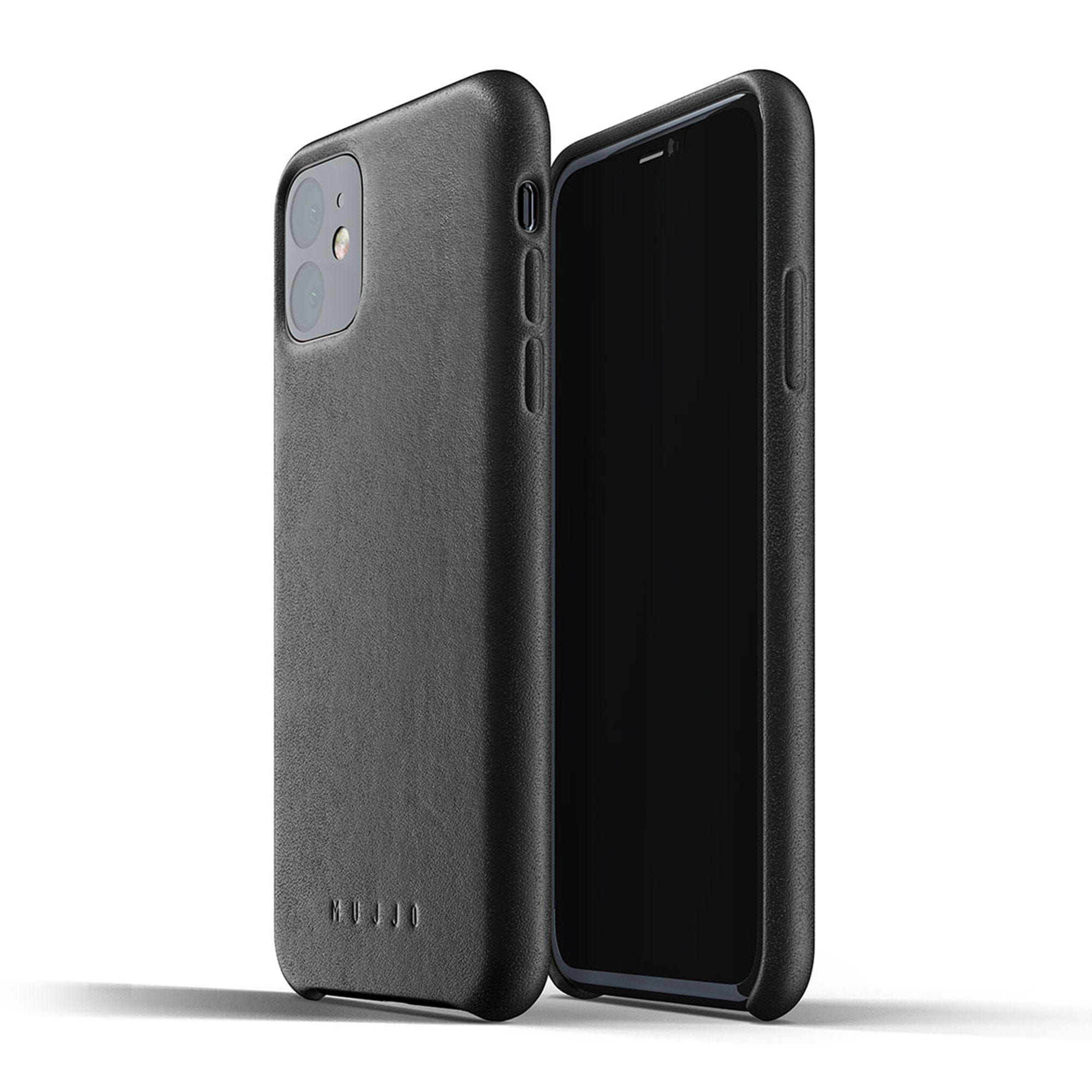 Mujjo Full Leather case for iPhone 11 in Black