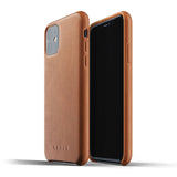 Mujjo Full Leather case for Apple iPhone 11 in Tan