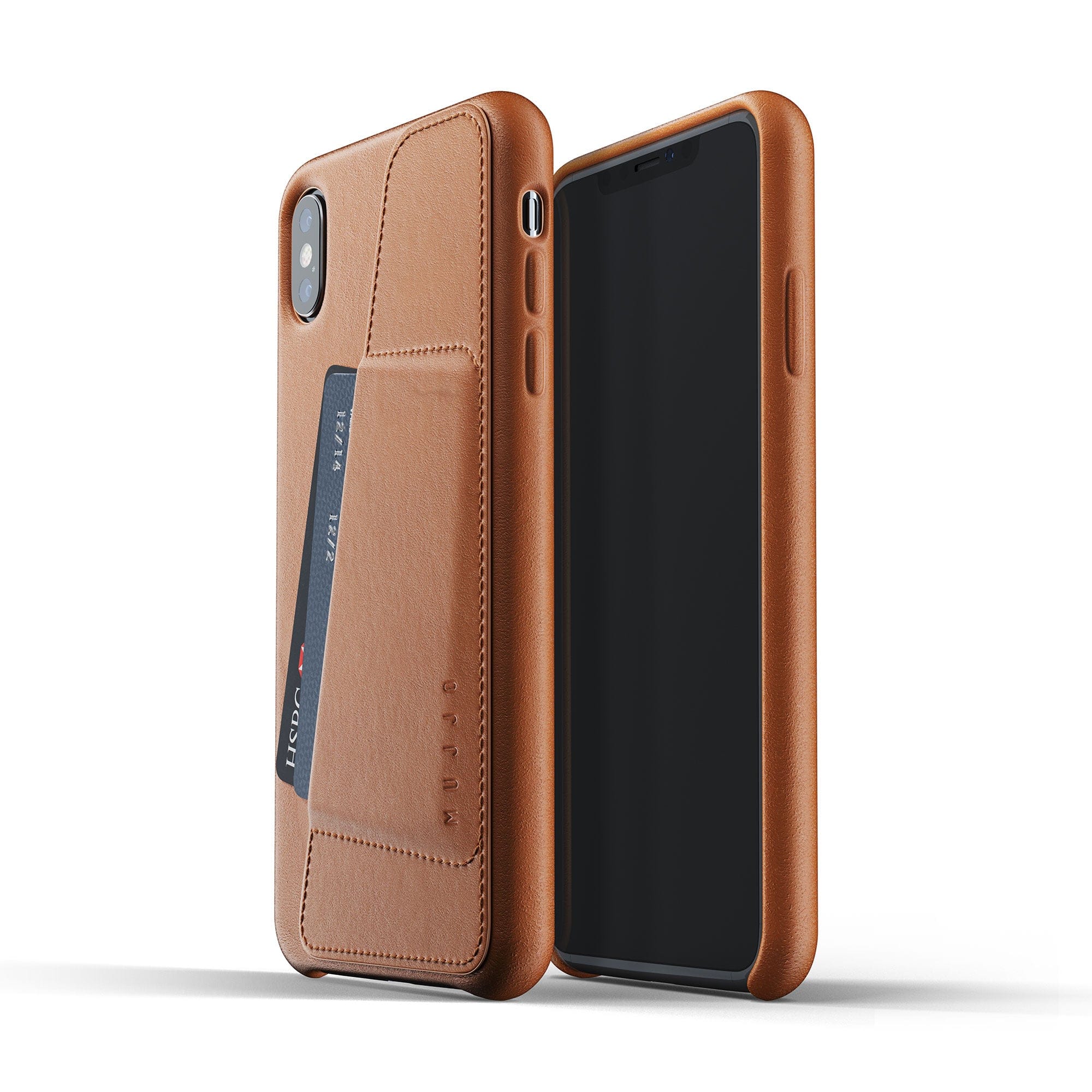 Mujjo Full Leather Wallet case for Apple iPhone Xs Max