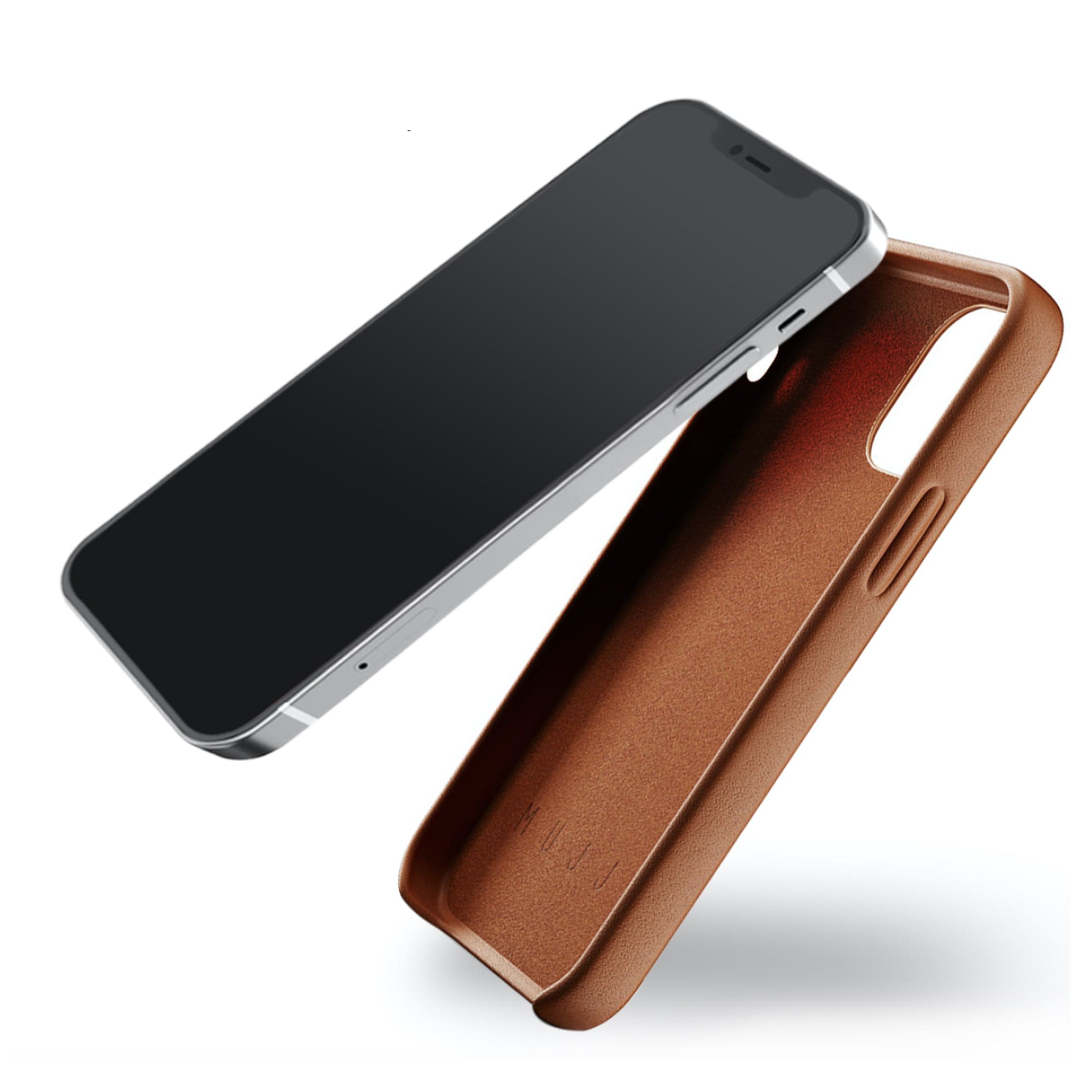 Mujjo Full Leather Wallet case for Apple iPhone 12 Pro iPhone 12