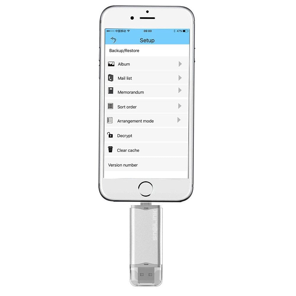 Memoria USB iPhone con conector Lightning iOS