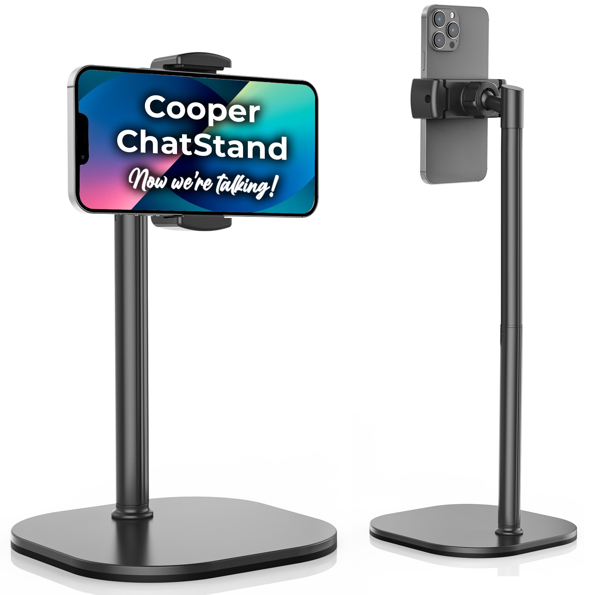 Cooper ChatStand Cell Phone Stand for Desk with Height Adjustable, Rotating Holder
