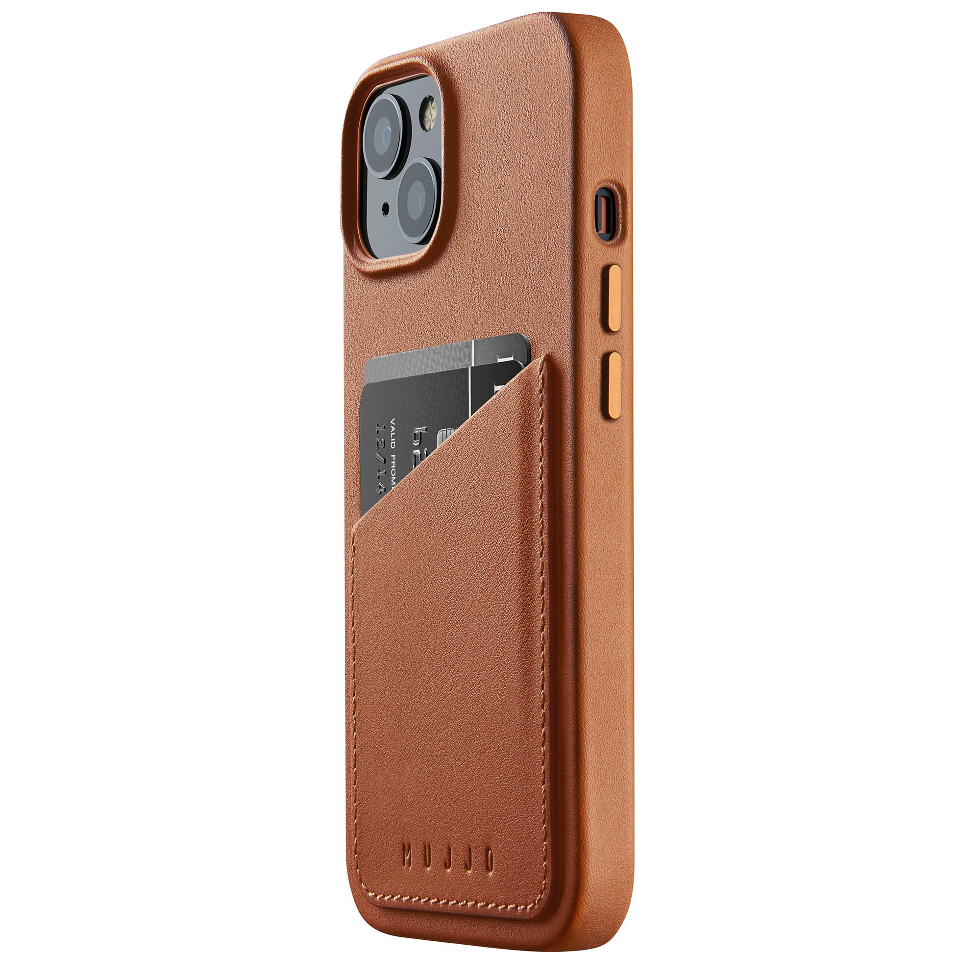 Mujjo Full Leather Wallet Case for iPhone 14 & iPhone 13