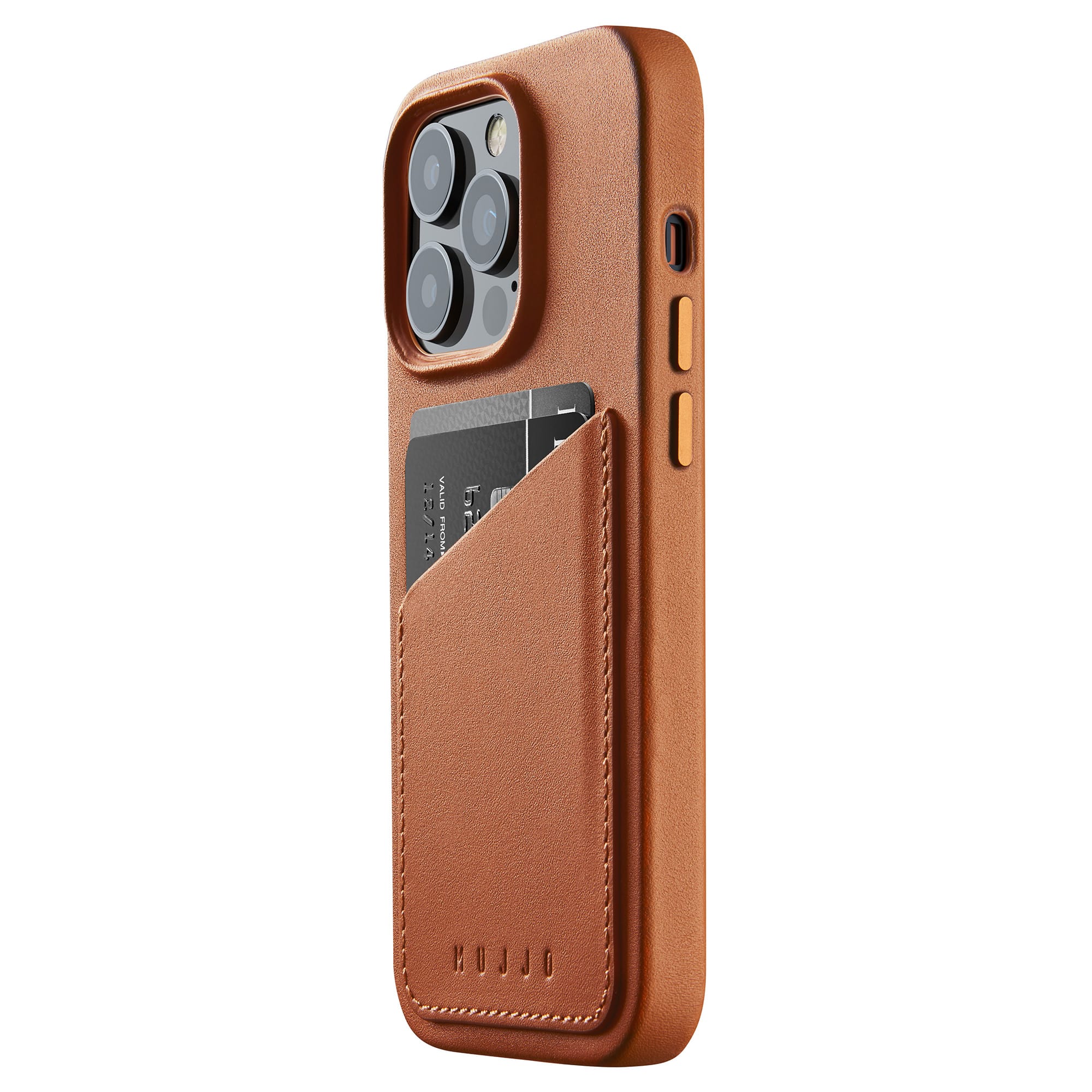 Mujjo Full Leather Wallet Case for iPhone 14 Pro
