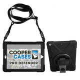 Cooper Pro Defender Tough Case w/ Shoulder Strap, Hand Strap & Kickstand for Apple iPad Pro 12.9
